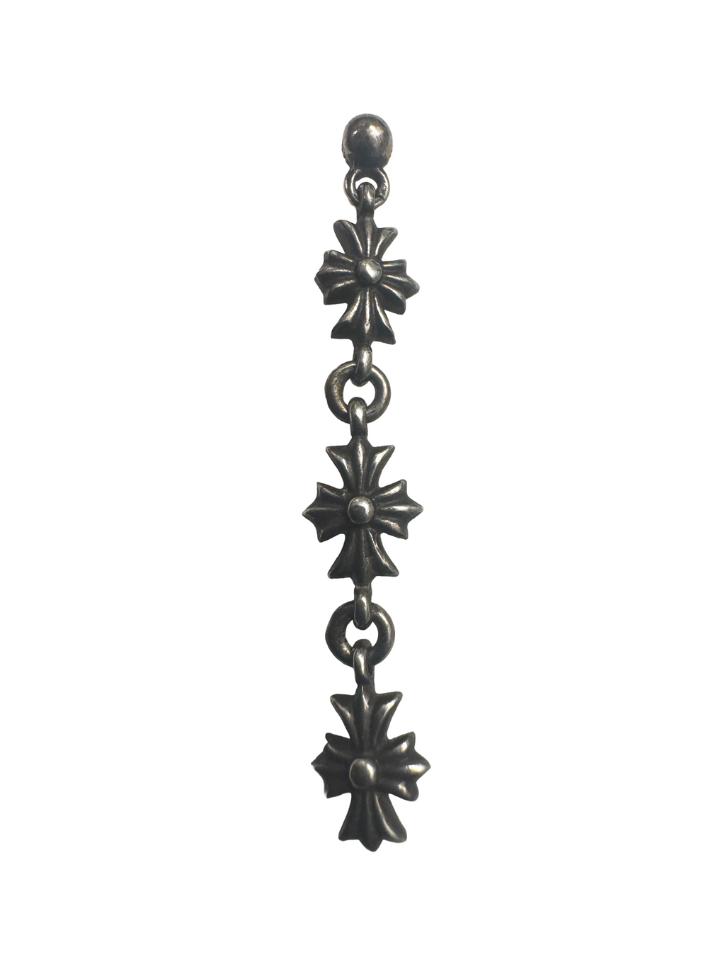 Chrome Hearts Tiny E Plus 3 Drop Earring