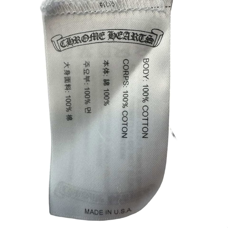 Chrome Hearts White Richard Stark flipping-off Tank-top