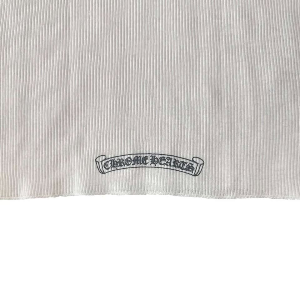 Chrome Hearts White Richard Stark flipping-off Tank-top