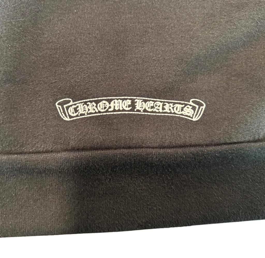 Chrome Hearts Plus Logo Hoodie Black Red