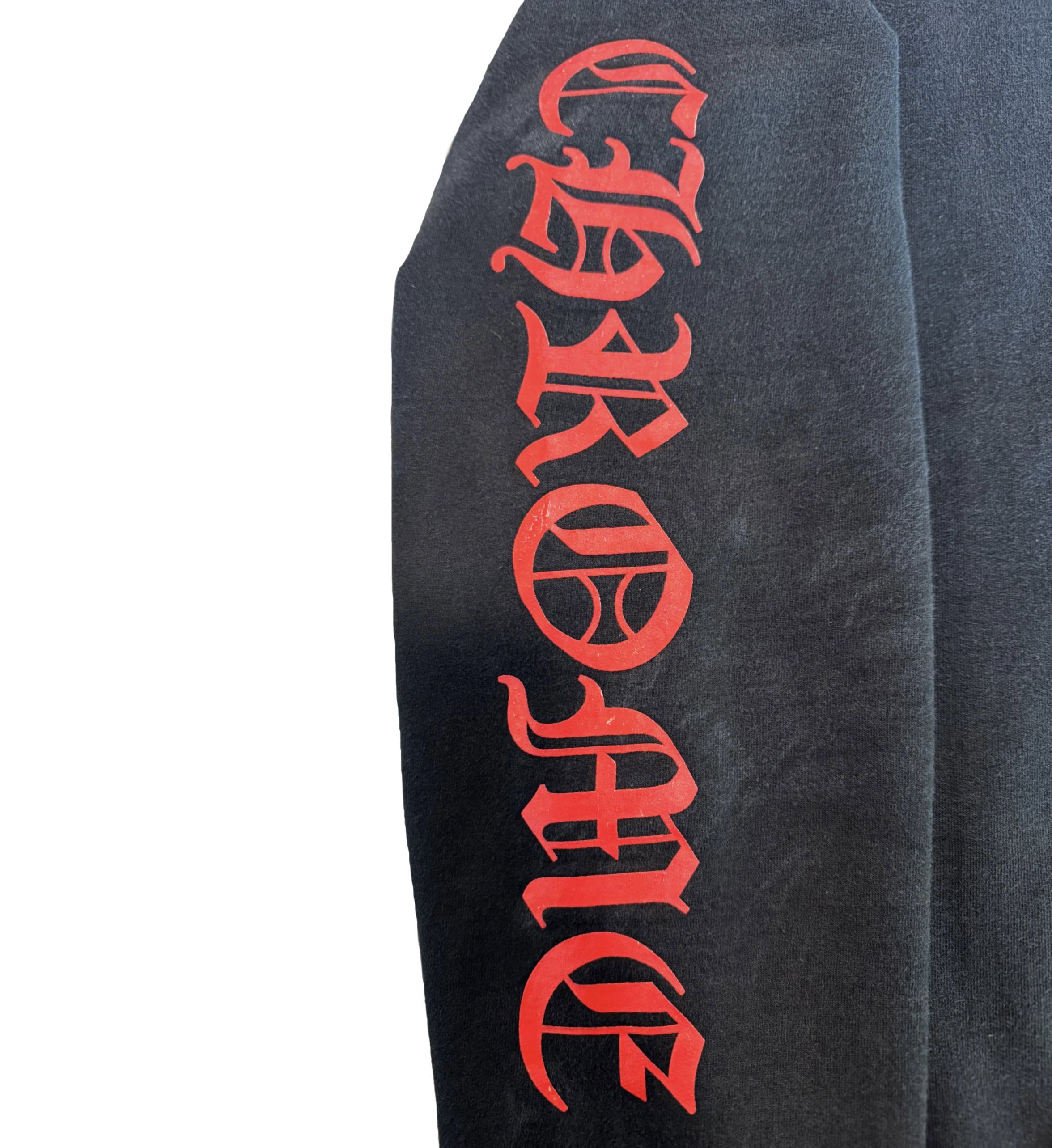 Chrome Hearts Plus Logo Hoodie Black Red