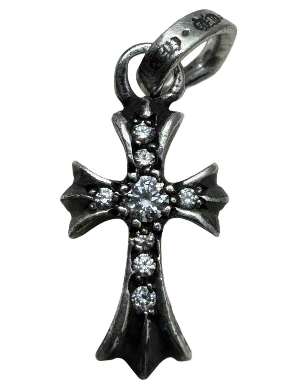 Chrome Hearts Pave Set Natural Diamond Babyfat pendant