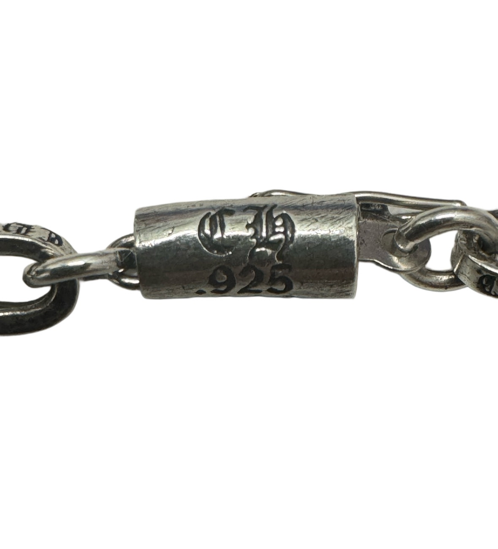 Chrome Hearts Silver 24 inch Paper-chain Necklace