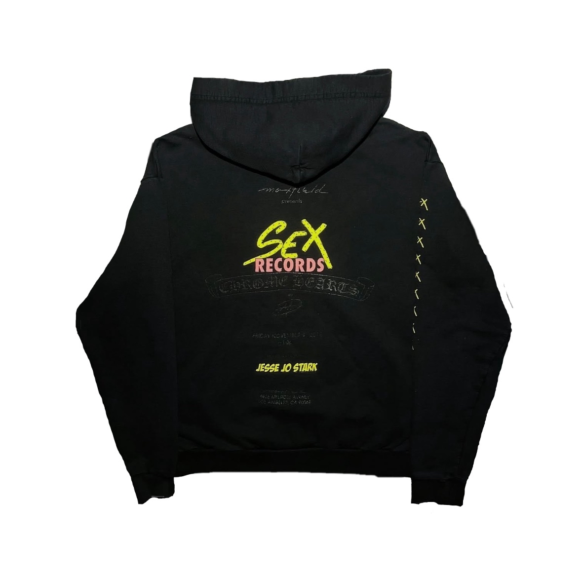 Chrome Hearts Matty boy "Sex Records" Black Hoodie