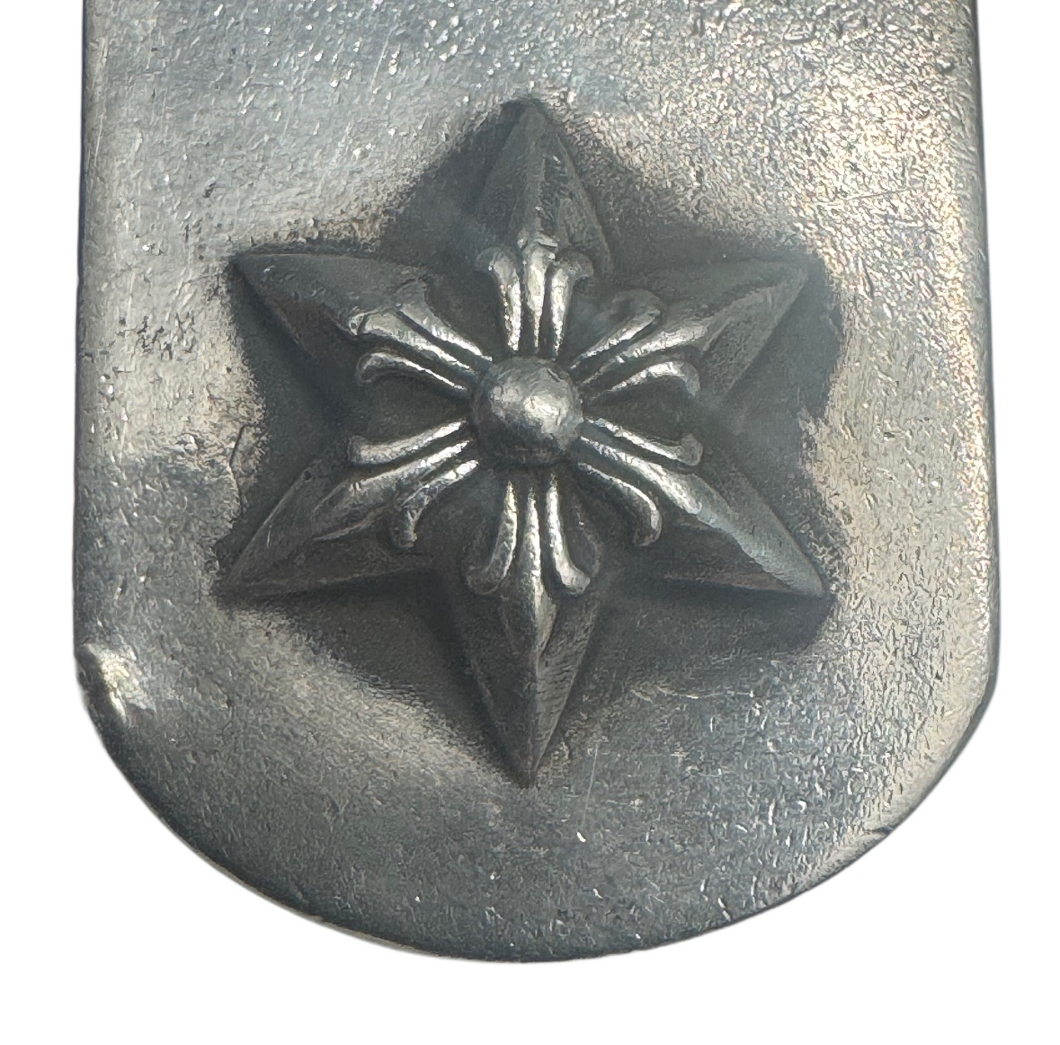 Chrome Hearts Silver Los Angeles Dog Tag Pendant