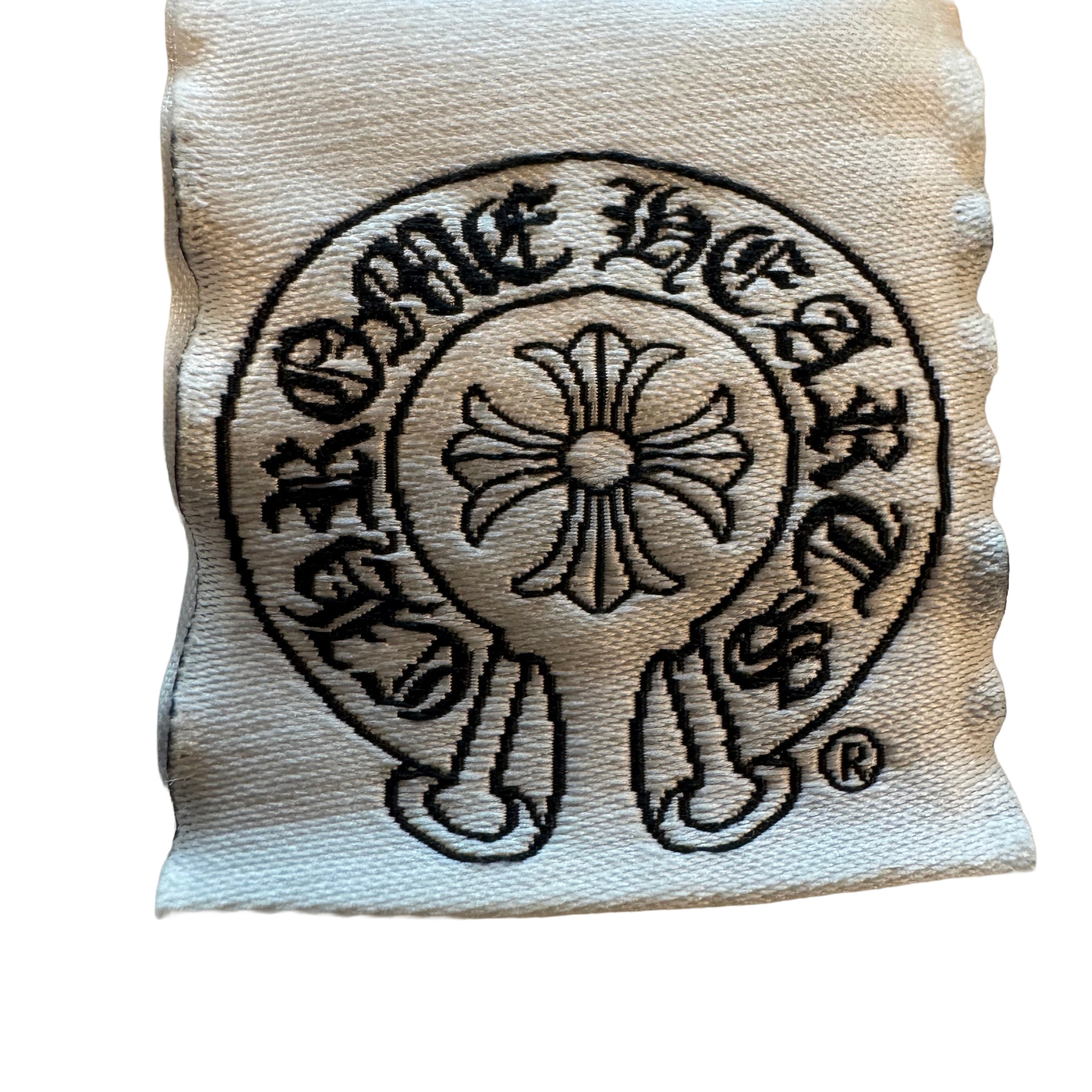 Vintage Chrome Hearts White Tee With White T-bar Print