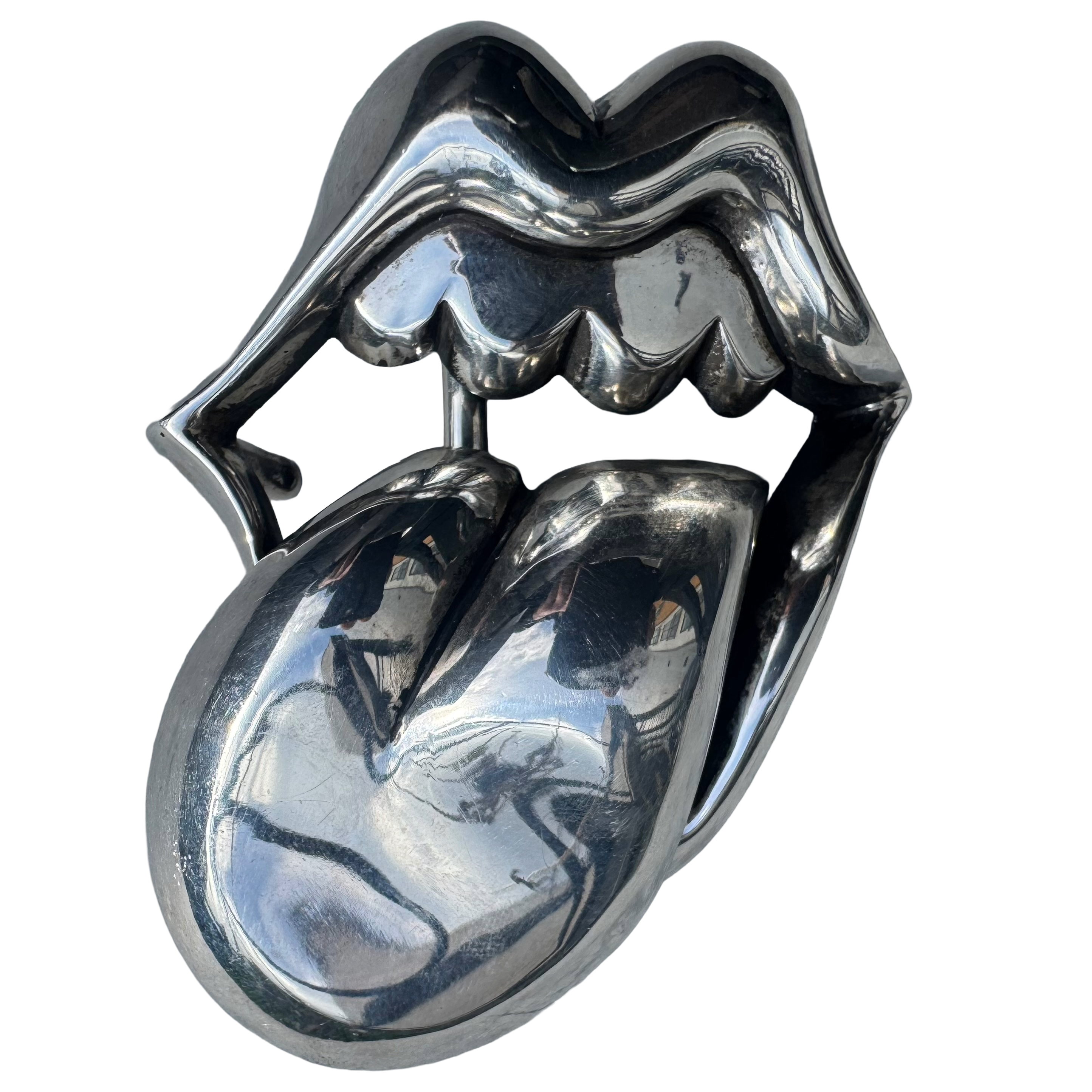Chrome Hearts Silver Rolling Stones Buckle