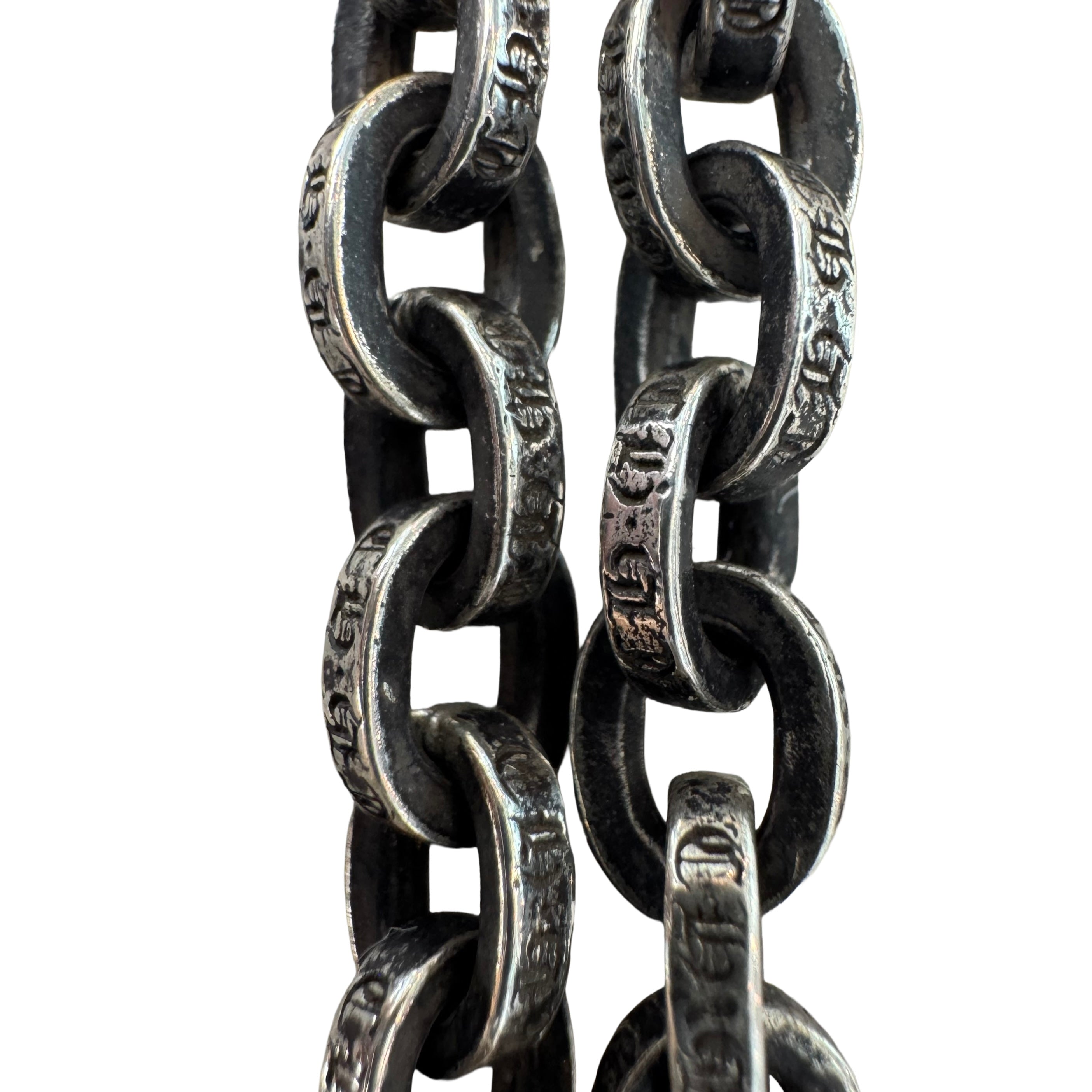 Chrome Hearts Silver Paperchain Necklace (20 inch)