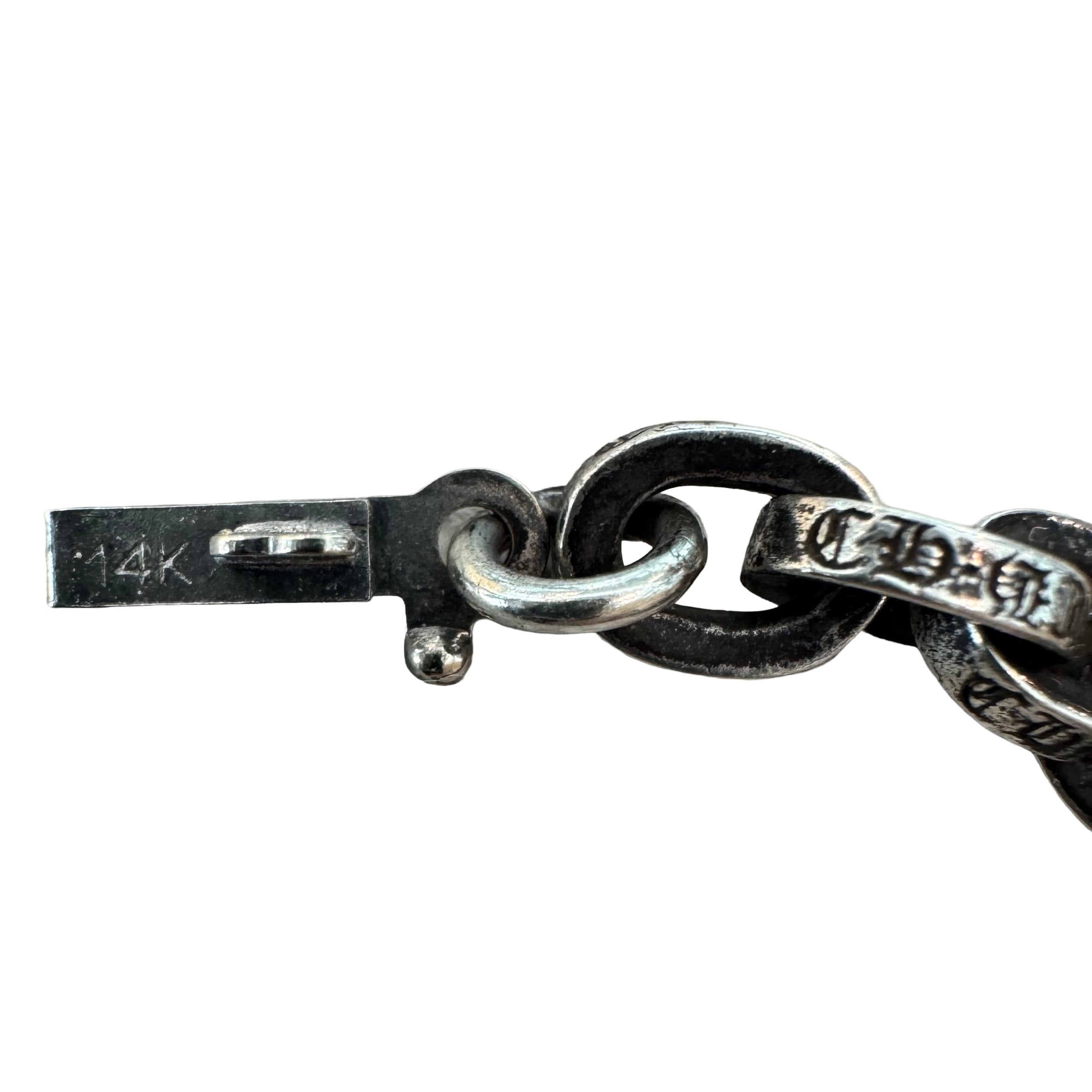 Chrome Hearts Silver Paperchain Necklace (20 inch)