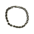 Chrome Hearts Silver Paper Chain Bracelet - 7 Inch
