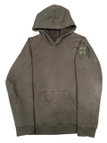 Chrome Hearts Black Paper-jam Hoodie W/ Black Cross Patches