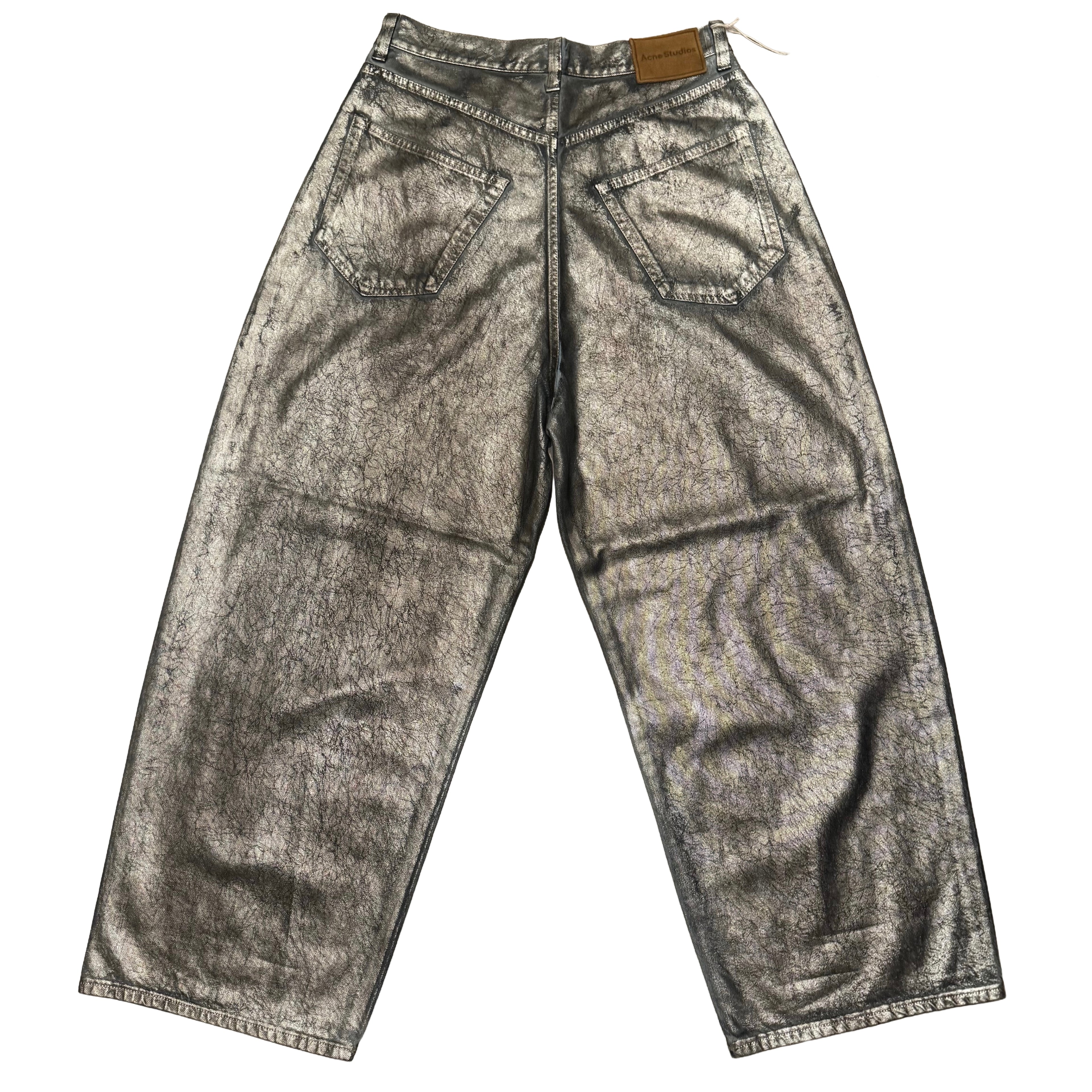 Acne Studios blue/Silver waxed denim Jeans