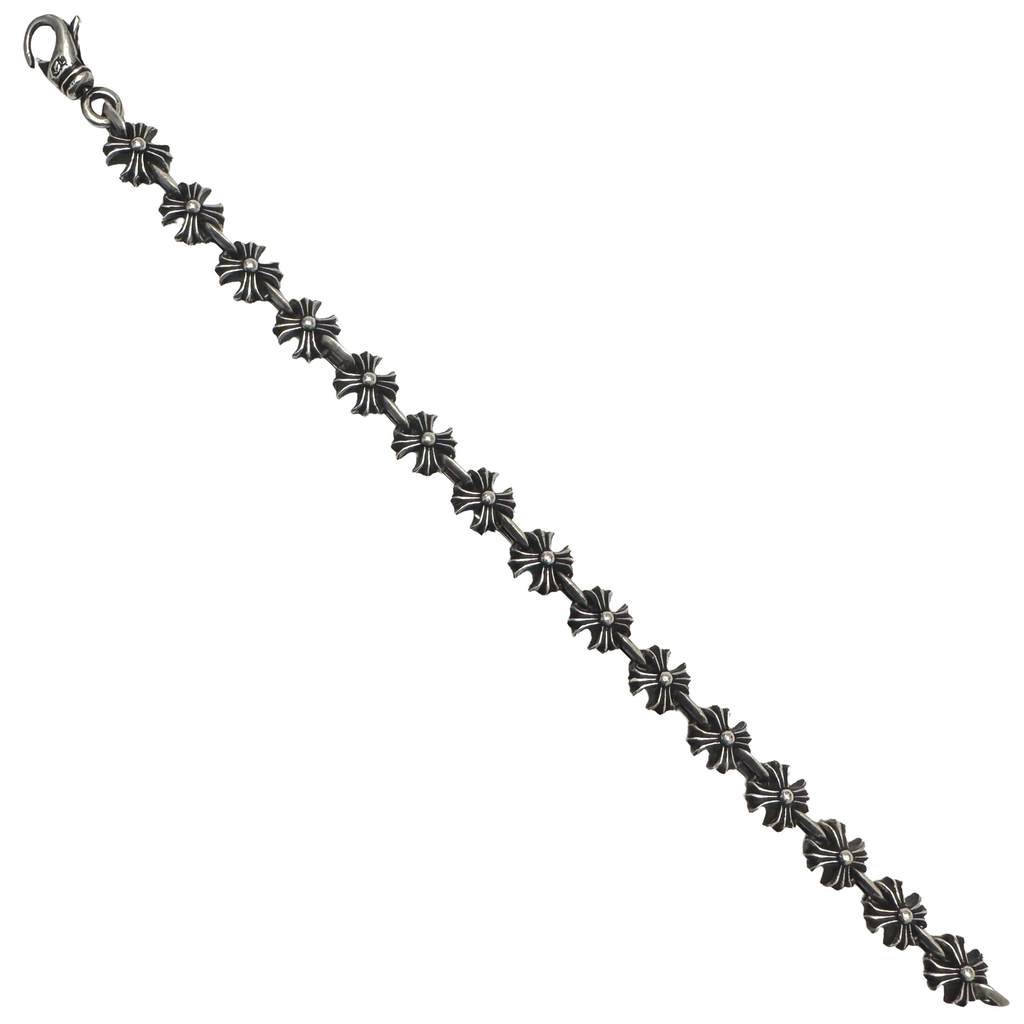 Chrome Hearts 15-Link Silver Plus Bracelet