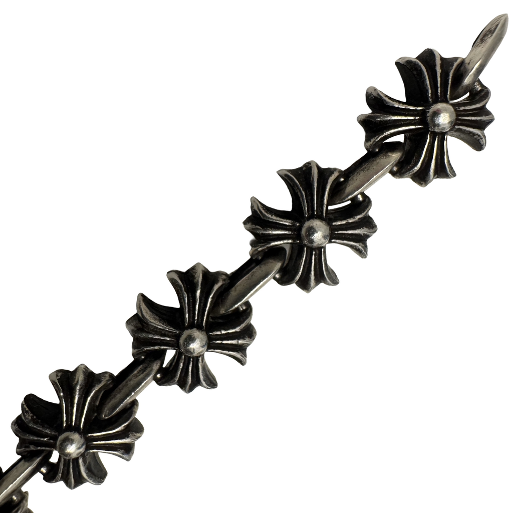 Chrome Hearts 15-Link Silver Plus Bracelet