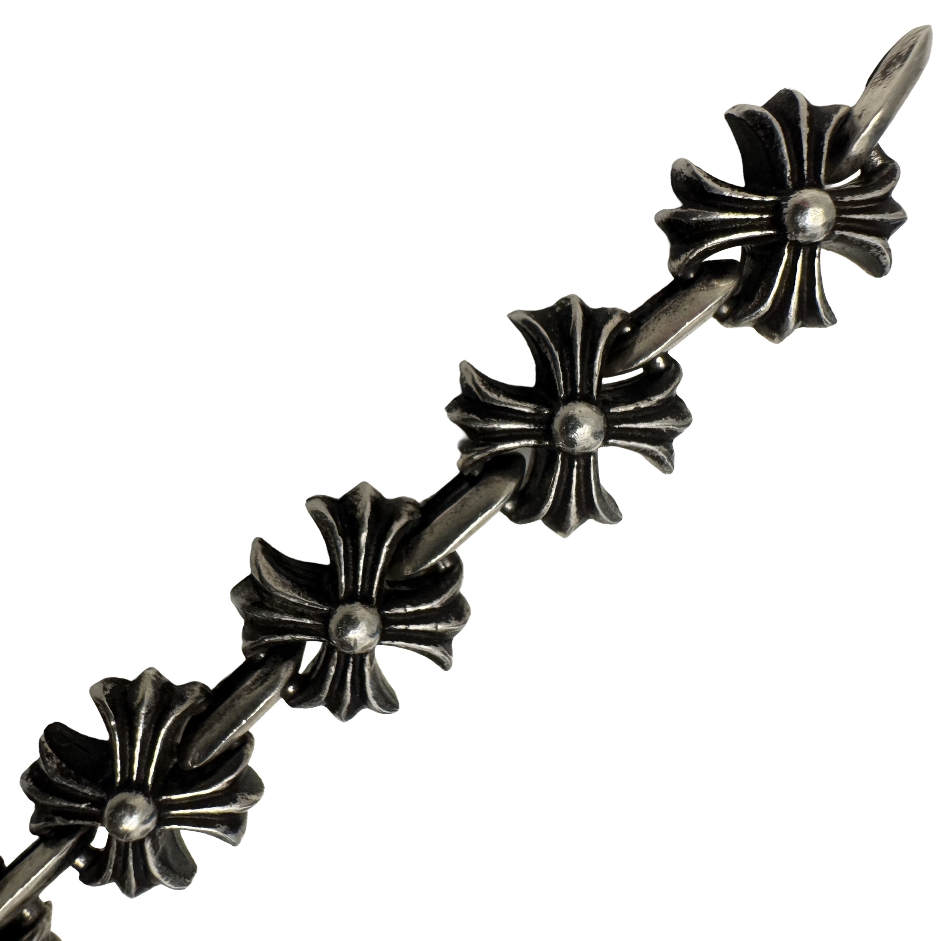 Chrome Hearts 15-Link Silver Plus Bracelet