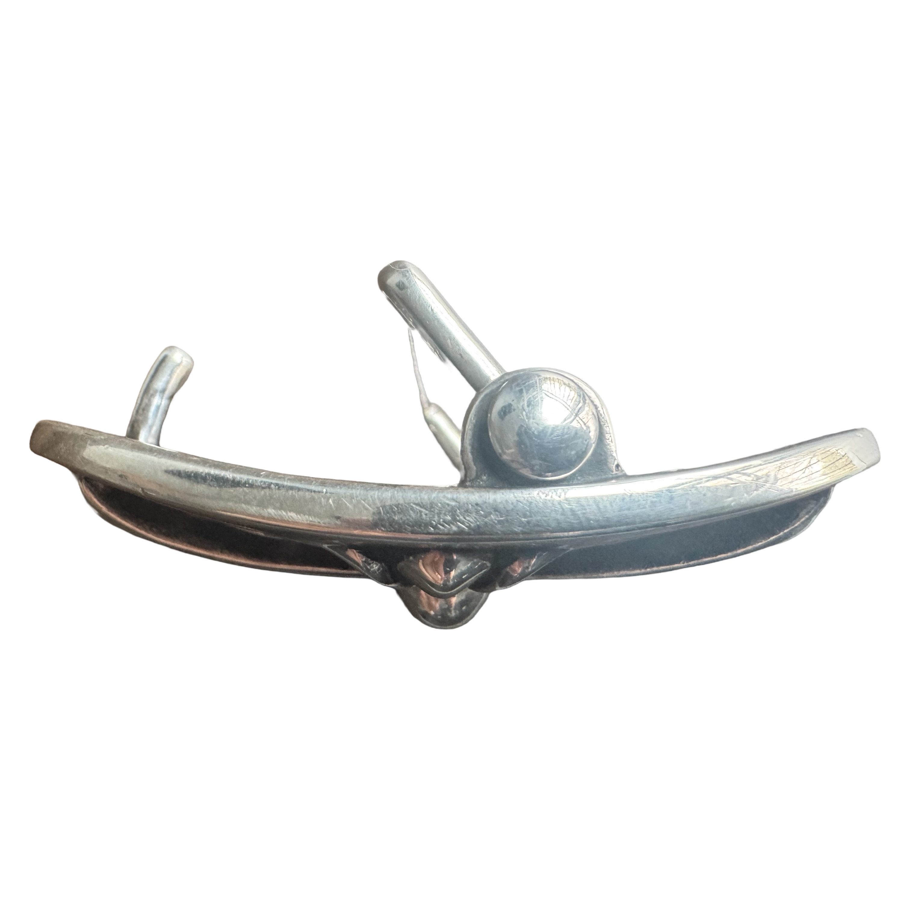 Chrome Hearts Silver 1.5 Inch Oval Buckle